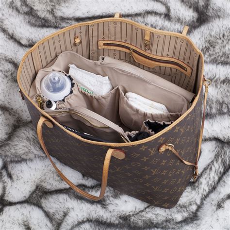 louis vuitton neverfull diaper bag insert|Louis Vuitton diaper bag example.